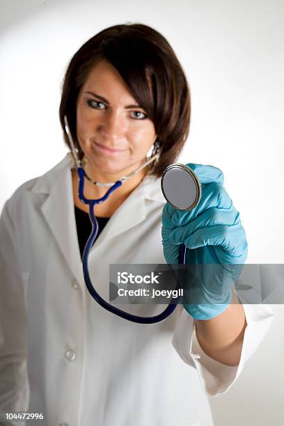 Lab Coat Model 59 Stock Photo - Download Image Now - 20-29 Years, Adult, Beautiful People