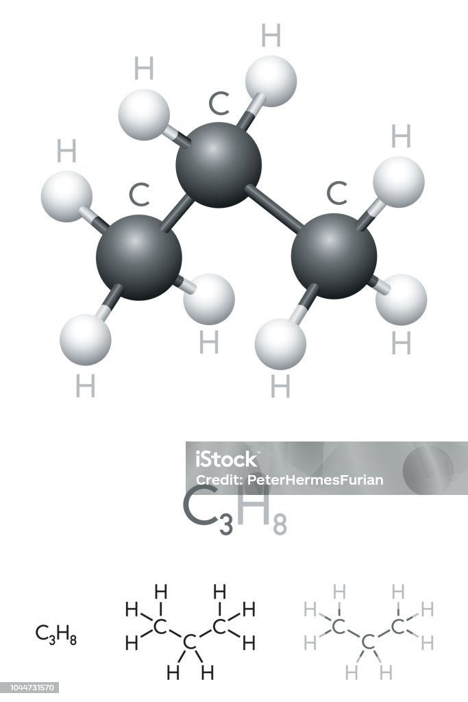 Propane C3H8 Mô Hình Phân Tử Và Công Thức Hóa Học Hình Minh Họa Sẵn Có -  Tải Xuống Hình Ảnh Ngay Bây Giờ - Istock