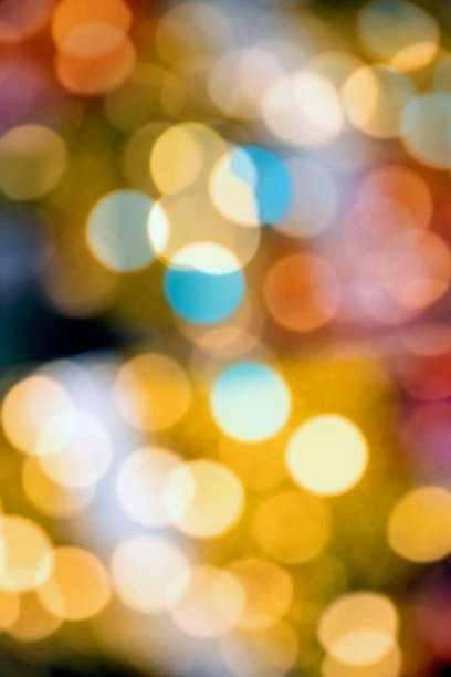 istock Abstract background image of defocused city lights 1044736284