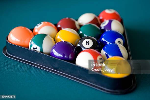 Billard Triangle 2 Stockfoto und mehr Bilder von Dreieck - Dreieck, Poolbillard - Billard, Schwarze Acht