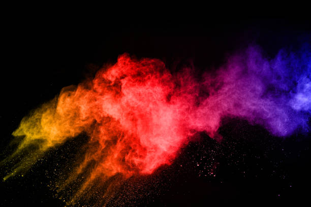 istock abstract colored dust explosion on a black background.abstract powder splatted background,Freeze motion of color powder exploding/throwing color powder, multicolored glitter texture. 1044742018
