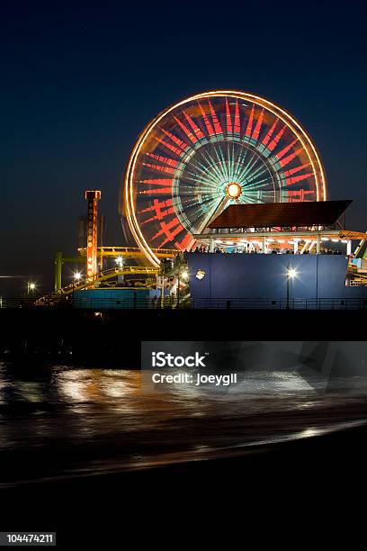 Santa Monica Ruota Panoramica - Fotografie stock e altre immagini di Acqua - Acqua, Ambientazione esterna, California