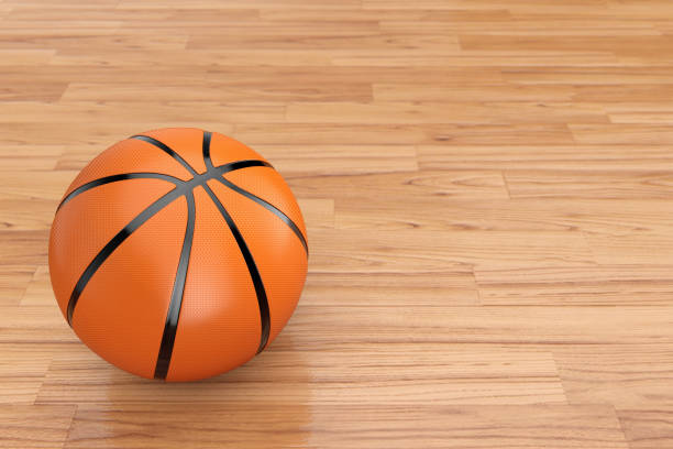 istock Orange Basketball Ball. 3d Rendering 1044742662