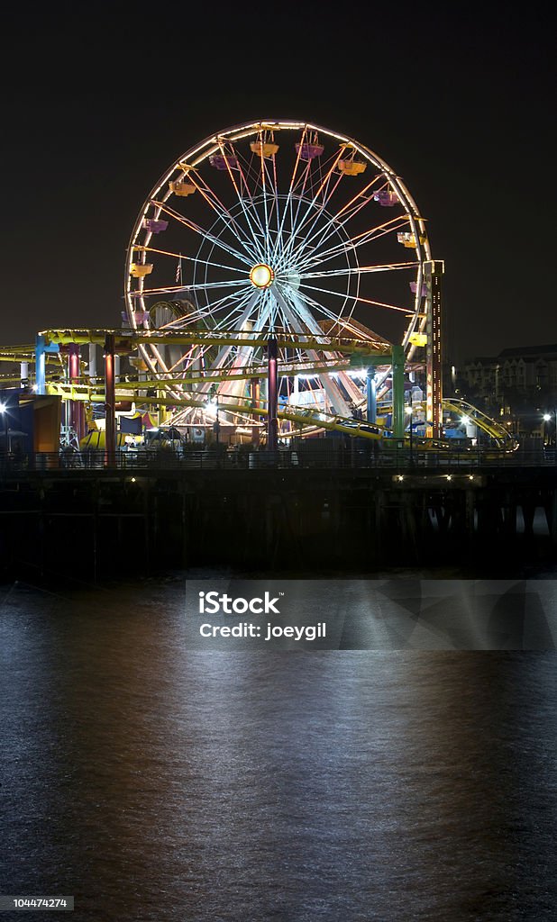 Santa Monica Ferris Wheel - Foto de stock de Aire libre libre de derechos