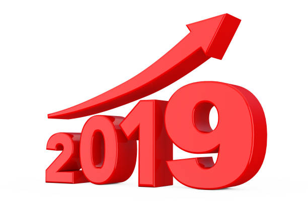 istock Progress Arrow in New 2019 Year Sign. 3d Rendering 1044743472