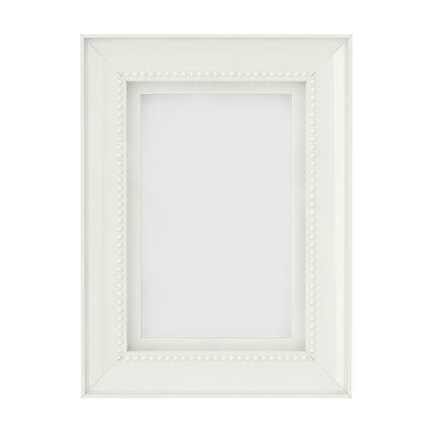 istock Blank Mock Up White Frame For Photographs. 3d Rendering 1044743482