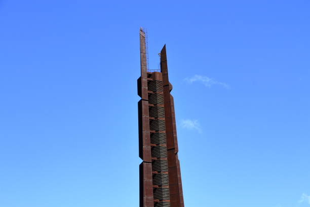istock Sapporo City, Nopporo Forest Park, 100-year monument tower park scenery 1044749318