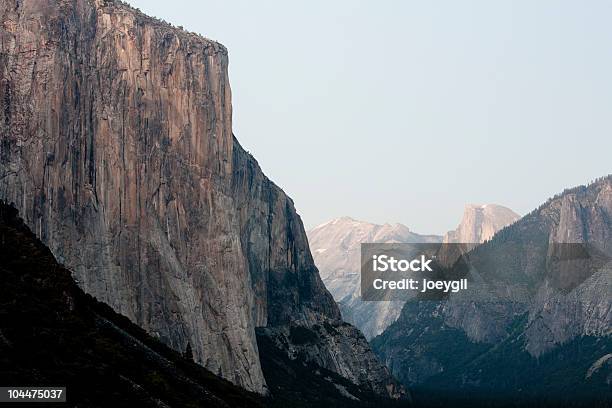 Yosemite Valley With El Capitan Stock Photo - Download Image Now - California, Californian Sierra Nevada, Cliff