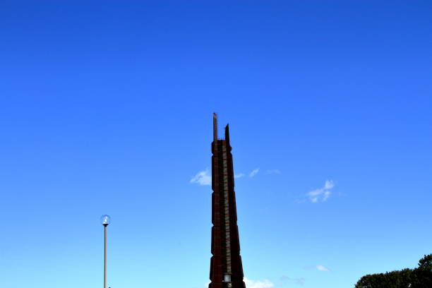 istock Sapporo City, Nopporo Forest Park, 100-year monument tower park scenery 1044750896