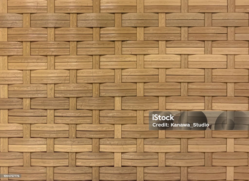 Seamless wicker woven texture Weaving Stock Photo
