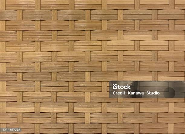 Seamless Wicker Woven Texture Stock Photo - Download Image Now - Weaving, Woven Fabric, Textured