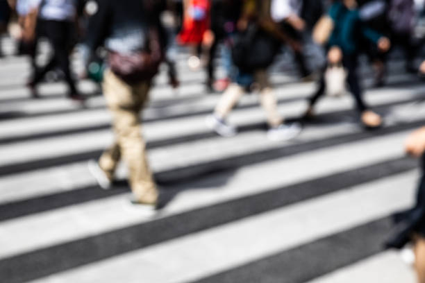 istock Busy crossing people in downtown 1044758562