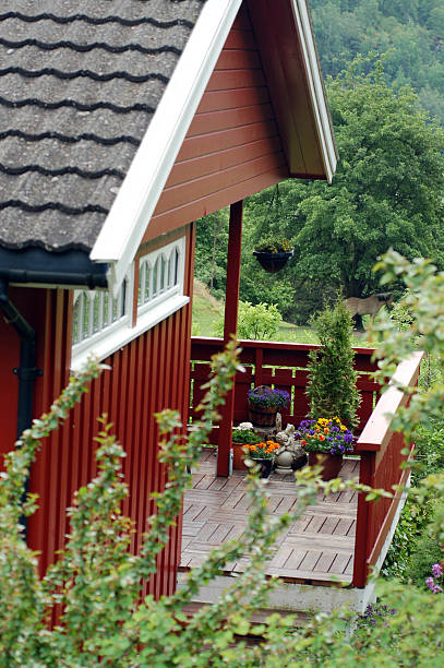istock Cottage in Fjords 104476071