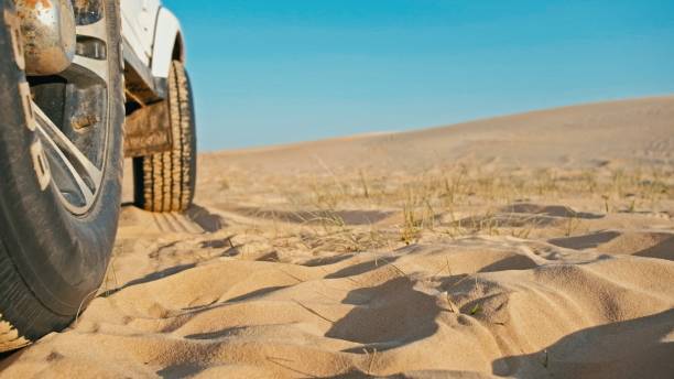 istock 4x4 car vehicle in the desert 1044763136