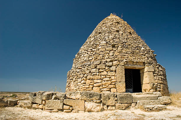 The dry stone huts of Breuil, Dordogne