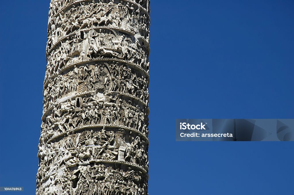 Coluna de Marcus Aurelius - Foto de stock de Arcaico royalty-free