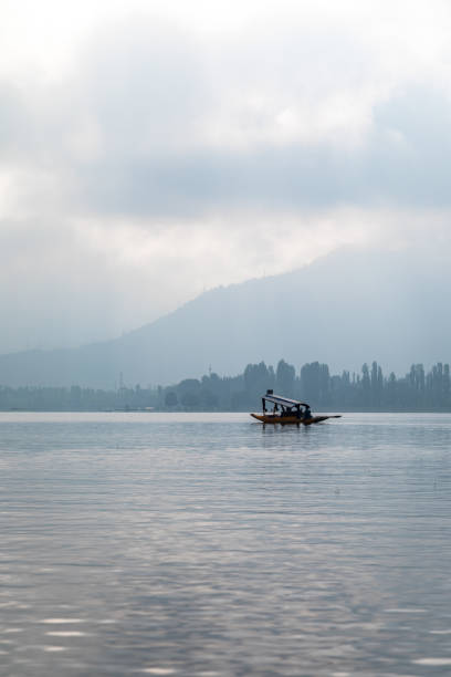 istock Dal lake and the minimal shikaras 1044777196