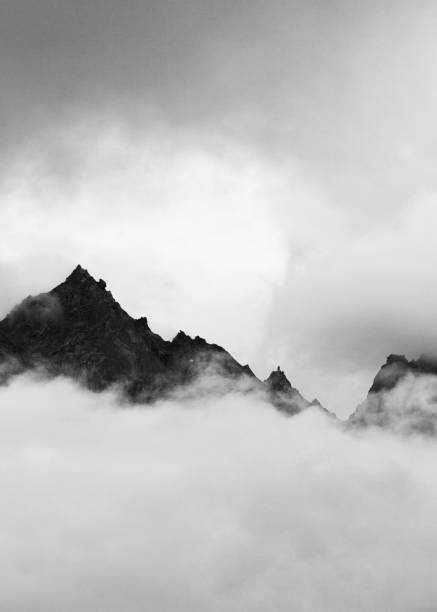 Himalayas under the hevery cloud cover