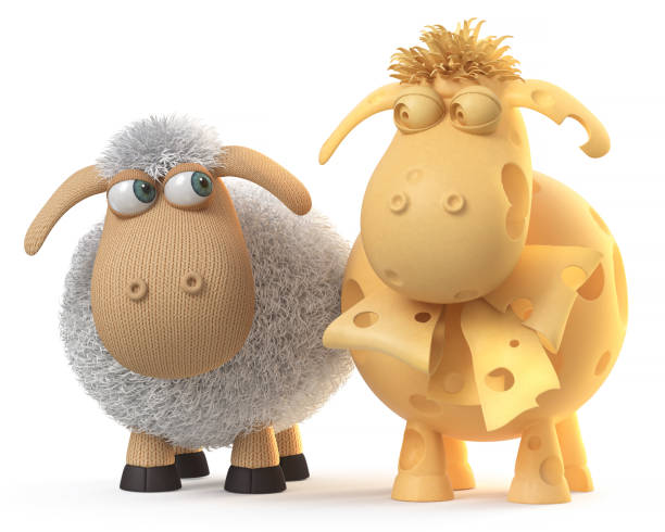 istock 3d illustration ridiculous sheep 1044792508