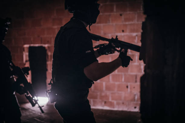 istock SWAT team in action 1044812826