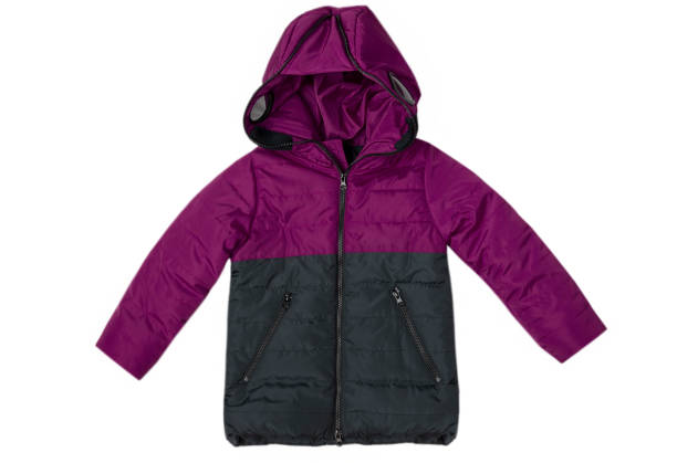 istock Warm jacket with hood isolated on white background 1044813122