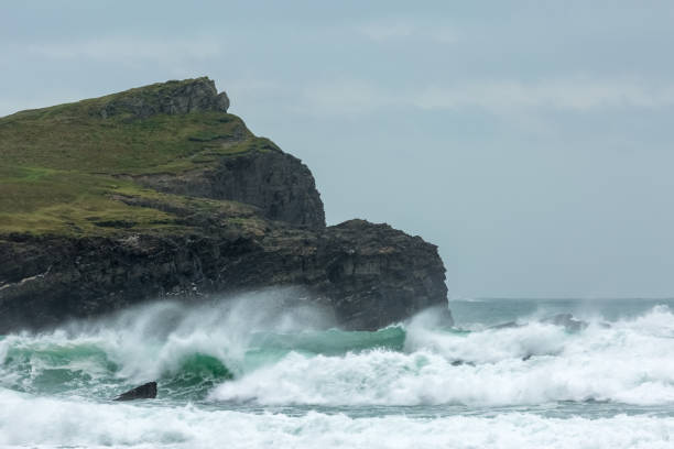 Rough Weather, Whipsiderry Beach, Porth, Newquay, Cornwall