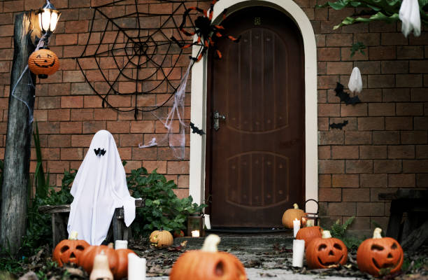 istock Ghost costume for Halloween party 1044829314