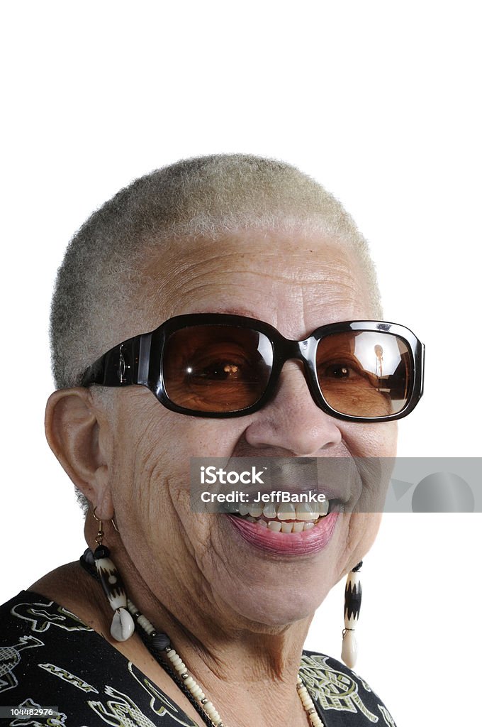 Elderly African American Woman  Cut Out Stock Photo