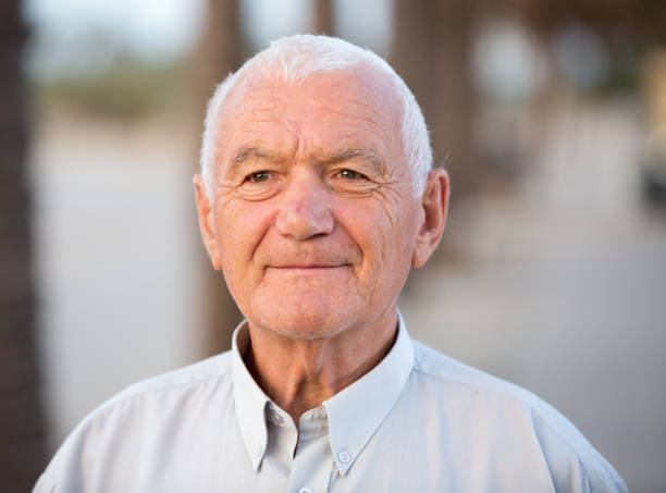 istock Portrait mature man in the park 1044832630