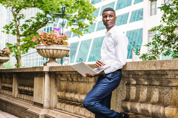 istock Young African American Graduate Student studying in New York 1044834146