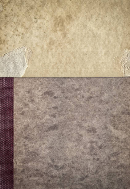 istock Vintage background with retro paper on old book cover 1044836518