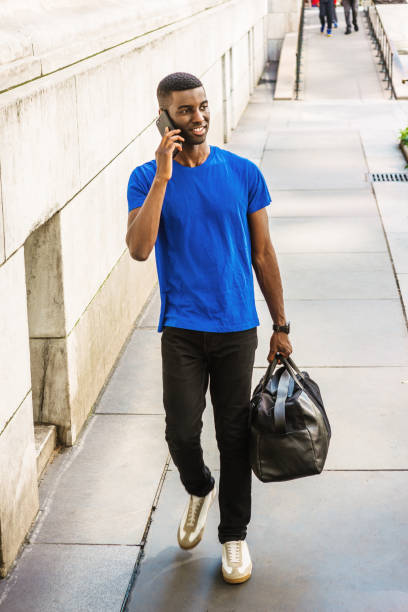 istock Young African American college student studying in New York 1044836850