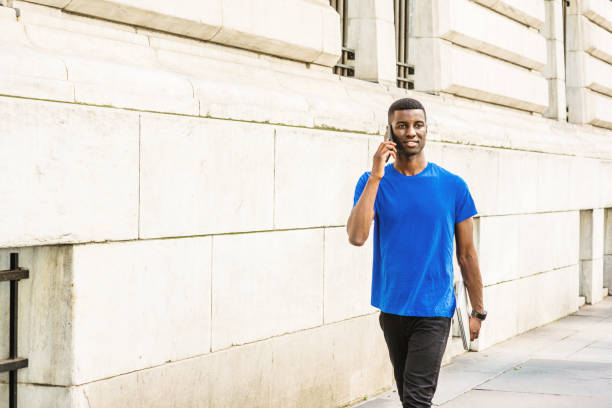 istock Young African American college student studying in New York 1044836888