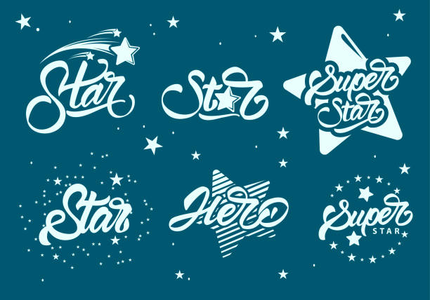 915 Superstar Text Images, Stock Photos, 3D objects, & Vectors