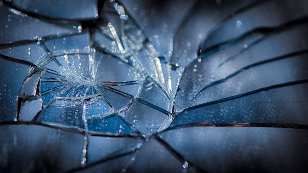 istock Pieces of splitted or broken glass 1044856202