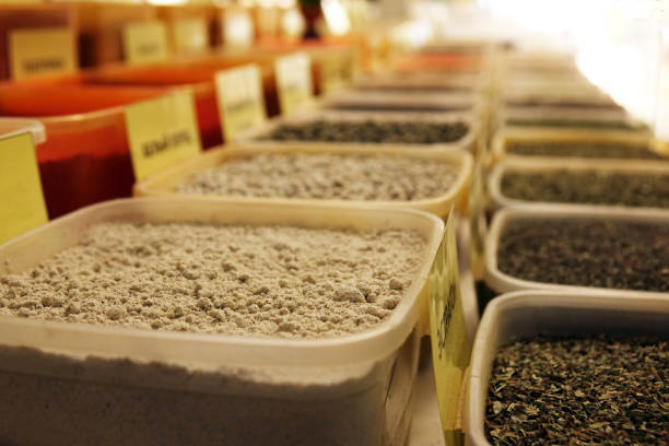 istock Various spices sold in the traditional market 1044856946
