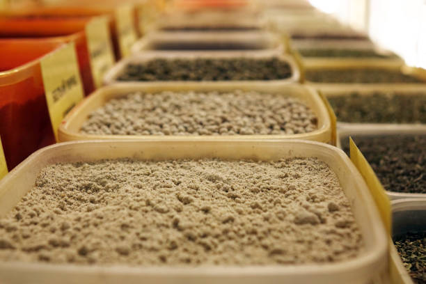 istock Various spices sold in the traditional market 1044856996