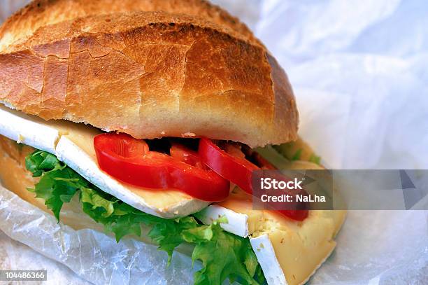 Breadroll Stock Photo - Download Image Now - Bell Pepper, Brie, Bun - Bread