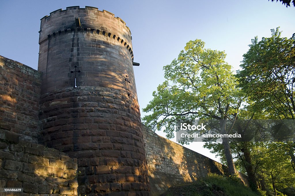 Stary piaskowca Roman ściany w mieście Chester - Zbiór zdjęć royalty-free (Chester - Anglia)