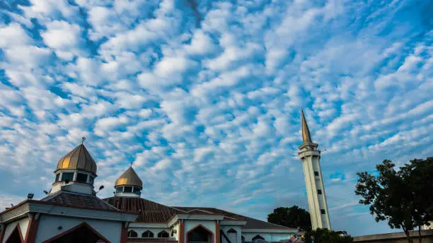 Scenery shot of Al Falah Mosque located in Kelana Jaya, Selangor