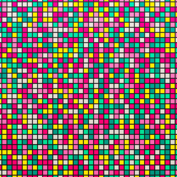 lekka mozaika. kolorowe abstrakcyjne tło z mozaiką. ilustracja wektorowa - dancing floor stock illustrations