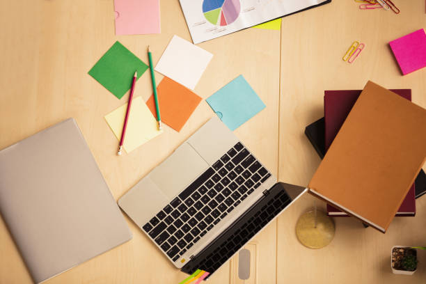istock Top view of business 1044878712