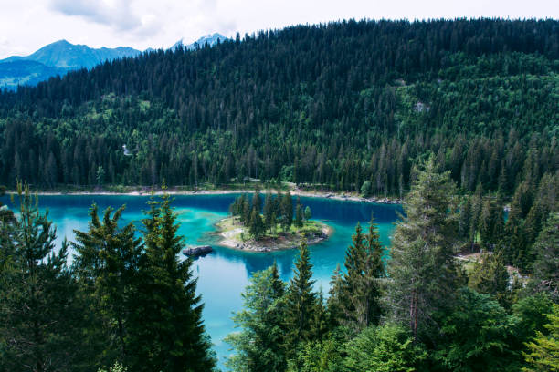 istock Caumasee lake near Flims, Switzerland 1044879430