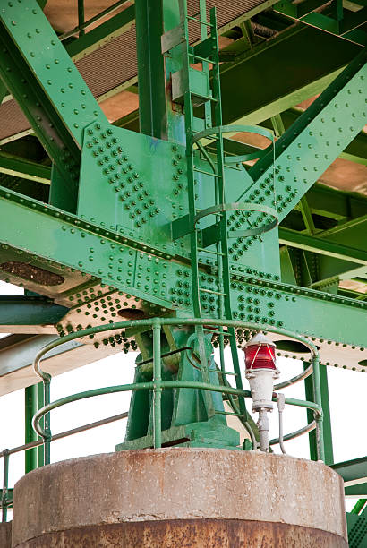 Mighty Mackinac Bridge stock photo