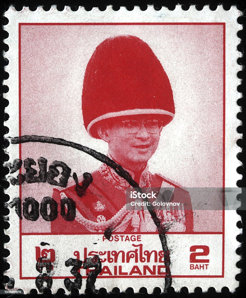 Re Bhumibol Adulyadej IX - Foto stock royalty-free di Annullamento