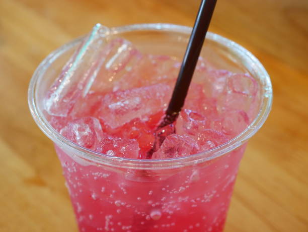 Red water with soda