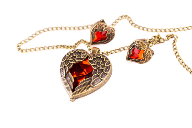 istock Ancient style necklace and earrings 1044903252