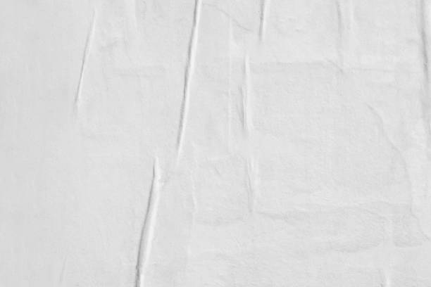 Blank white old ripped torn paper crumpled creased posters grunge textures backdrop backgrounds placard
