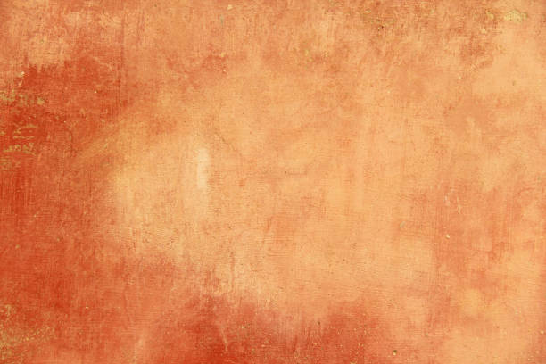 istock Empty Terracotta and Orange Background for Design and Design Color Terracotta. Background from Plaster, For Design, Decoration and Templates 1044908914