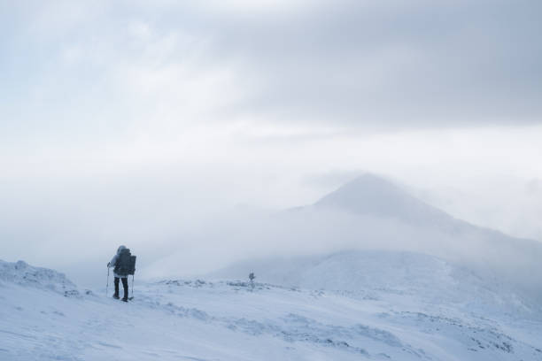 istock Winter hike in the mountains on snowshoes 1044909370